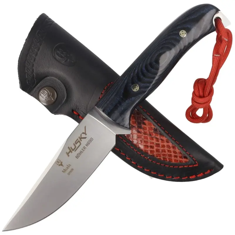 Nóż Muela Blue Micarta, Satin N690 (HUSKY-10M.B) Nie przegap