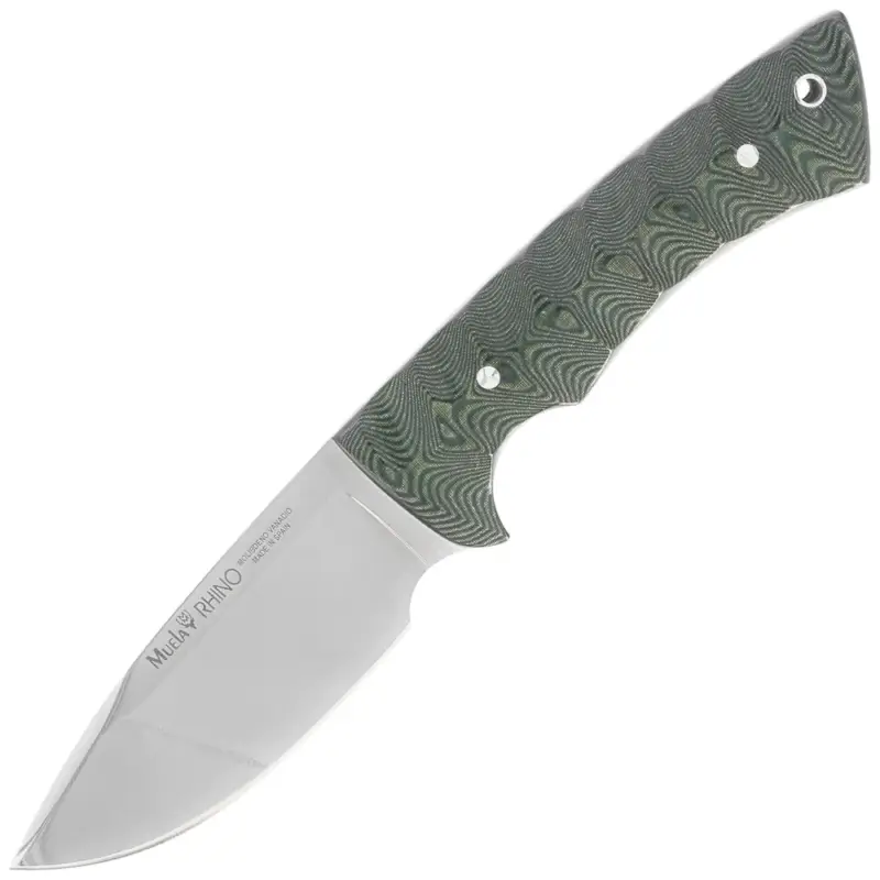 Najlepsza cena Nóż Muela Rhino Green Canvas Micarta, Satin X50CrMoV15 (RHINO-10G)