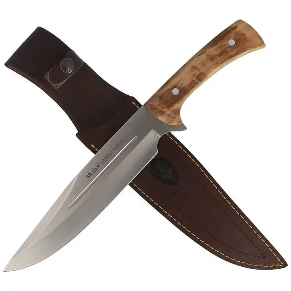 Sprawdź teraz Nóż myśliwski Muela Full Tang Olive wood 210mm (JABALI-21OL)