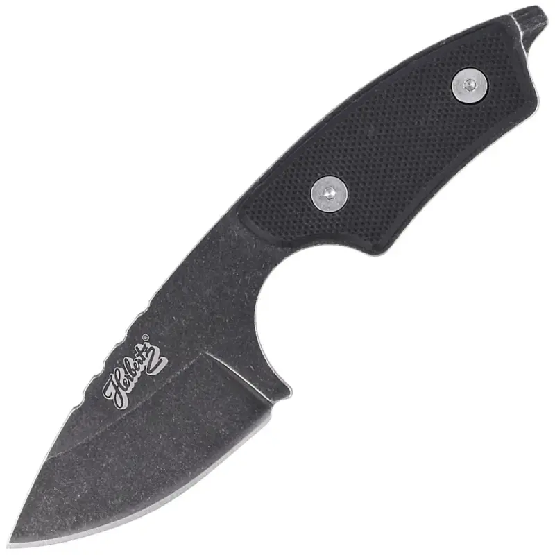 Nóż na szyję Herbertz Solingen Neck Knife Black G10, Stonewash (55041) Tani
