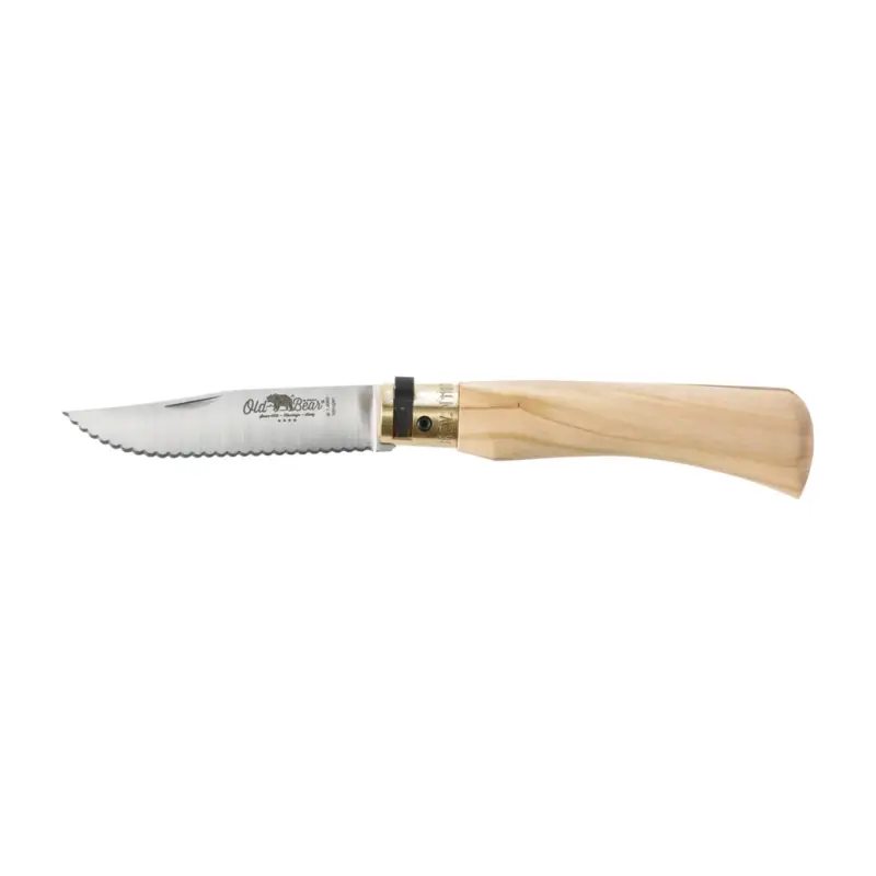 Popularny Nóż Old Bear Antonini Classical Wavy 190 mm - olive