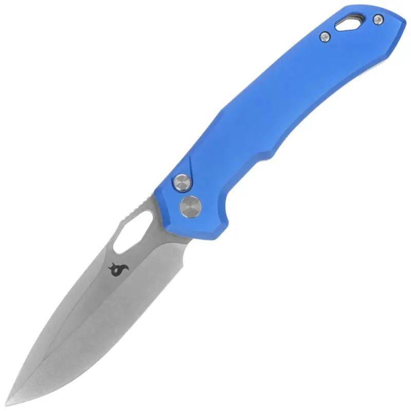 Nóż składany BlackFox Atros Blue Aluminium, Stonewashed VG-10 (BF-770 BL) Super okazja