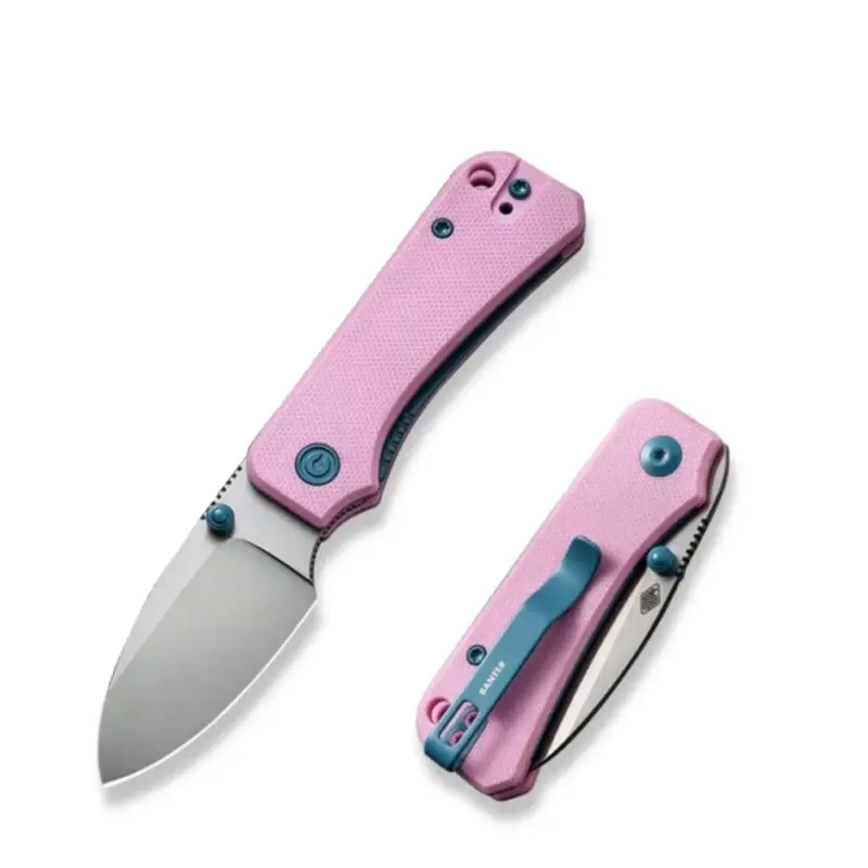 Kup online Nóż składany CIVIVI Baby Banter Powder Pink G10, Satin Nitro-V by Ben Petersen (C19068S-10)