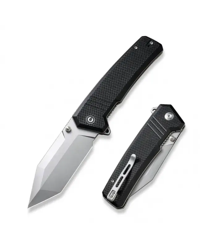 Niska cena Nóż składany Civivi Bhaltair Black Coarse G10, Stonewashed 14C28N (C23024-1)