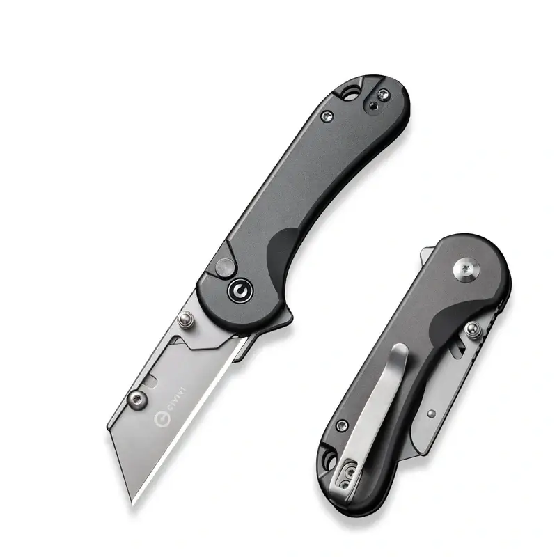 Nóż składany Civivi Elementum Utility Gray Aluminium, Stonewashed 6Cr13 (C23039B-4) Hit sprzedaży