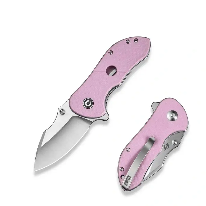 Dodaj do koszyka Nóż składany Civivi Gordo Powder Pink G10, Satin D2 by Peter Carey (C22018C-4)