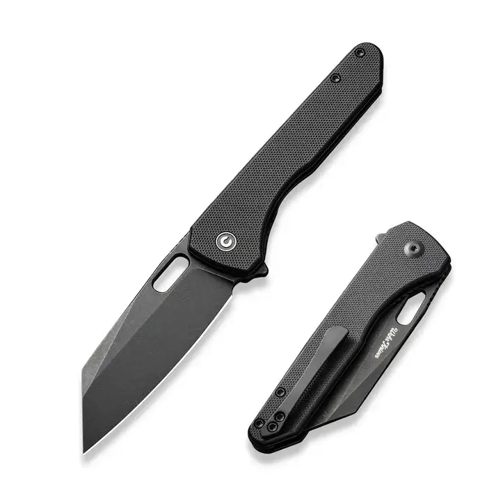 Szybka wysyłka Nóż składany Civivi Nugz Black G10, Black Stonewashed 14C28N by Matthew Wehrwein (C23060-1)