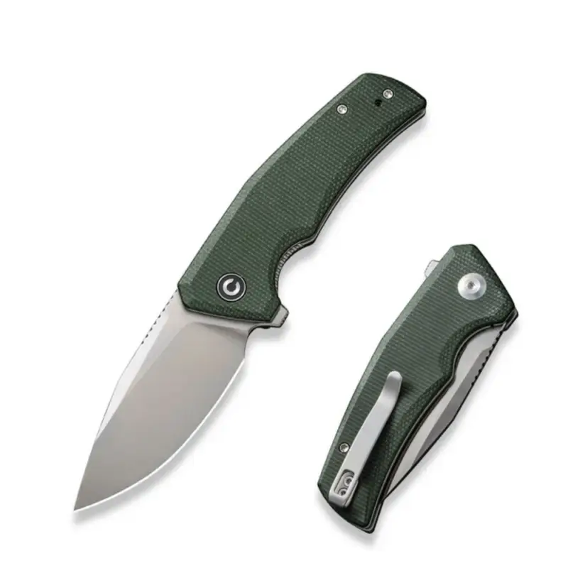 Nóż składany Civivi Regulatron Green Canvas Micarta, Satin Nitro-V (C23006-2) Taniej