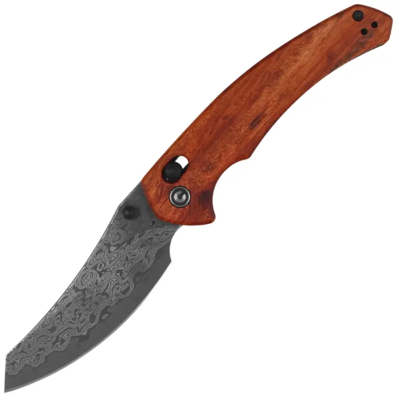 Ograniczona ilość Nóż składany Civivi Sixgill Guibourtia Wood, Damascus by Gavko Knives (C24050-DS1)