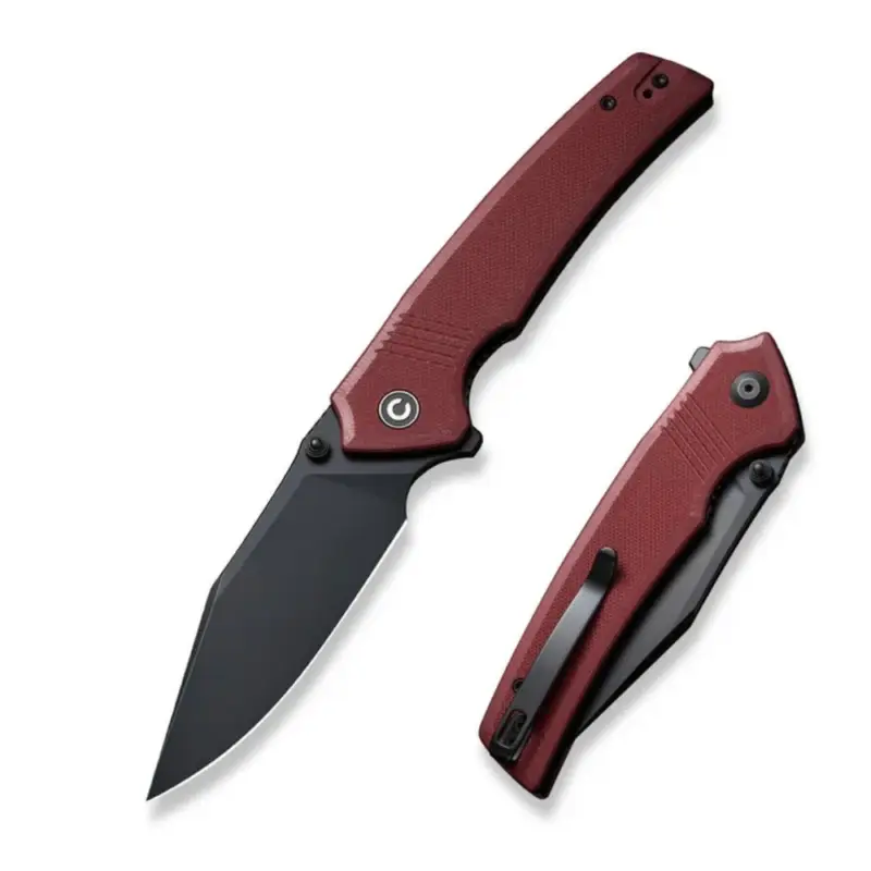 Nóż składany Civivi Tranquil Burgundy G10, Black 14C28N (C23027-2) Nowy