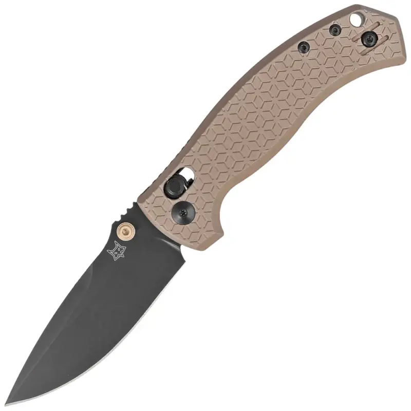 Nóż składany Fox Anzu Bronze Aluminium, Black PVD MagnaCut by Les George (FX-560 ALBR) Najlepsza cena