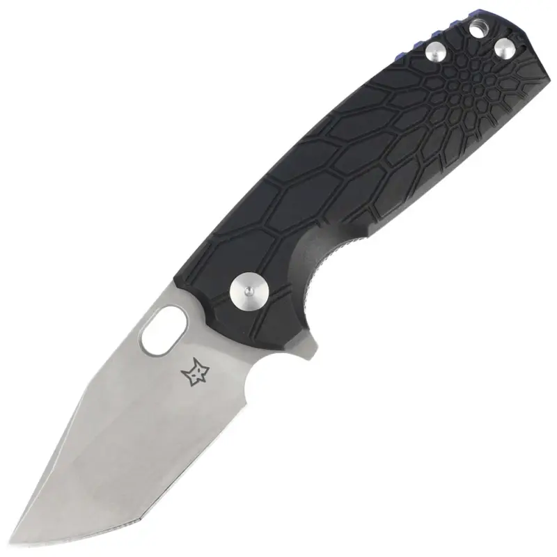 Nóż składany FOX Core Tanto Black FRN, Acid Stone Washed N690Co by Jesper Voxnæs (FX-612 BS) Nie przegap