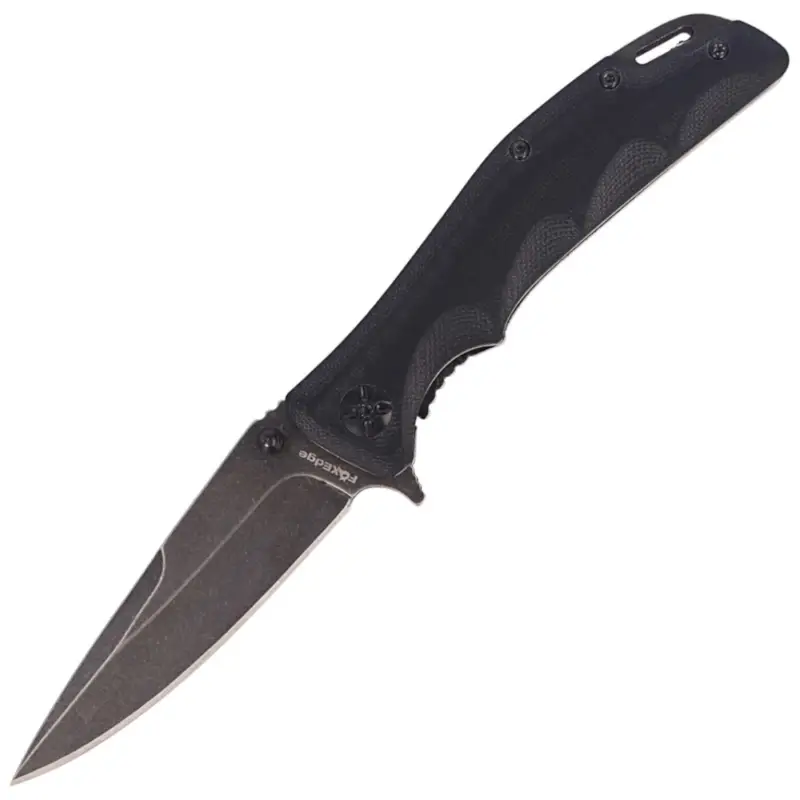 Nóż składany FOX Edge Mandatory Fun Black G10, Stonewashed (FE-024) Bezpieczna płatność