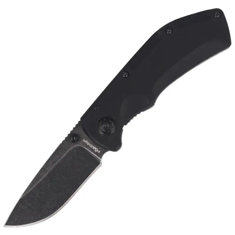 Łatwy zwrot Nóż składany FOX Edge Pop Smoke Black G10, Stonewashed (FE-023)