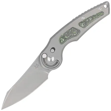 Nóż składany Fox Jupiter Gray Titanium, Acid Stonewashed M390 by Denis Simonutti (FX-555 TICF) Bestseller