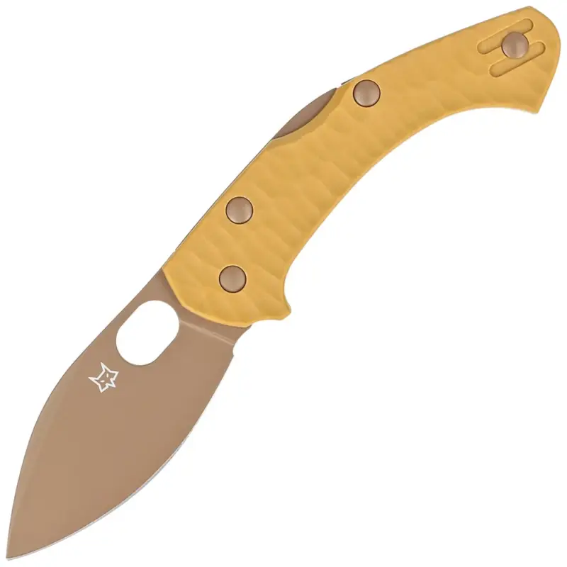 Nóż składany Fox Zero 2.0 Desert Warrior Coyote Tan FRN, Coyote Becut by Jens Ansø (FX-311 CT) Ekspresowa dostawa