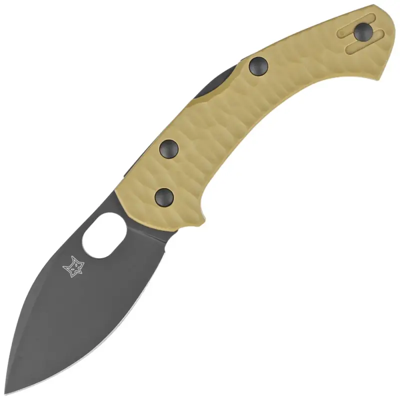 Nóż składany Fox Zero 2.0 Desert Warrior OD Green FRN, Black Becut by Jens Ansø (FX-311 OD) Do wyczerpania zapasów