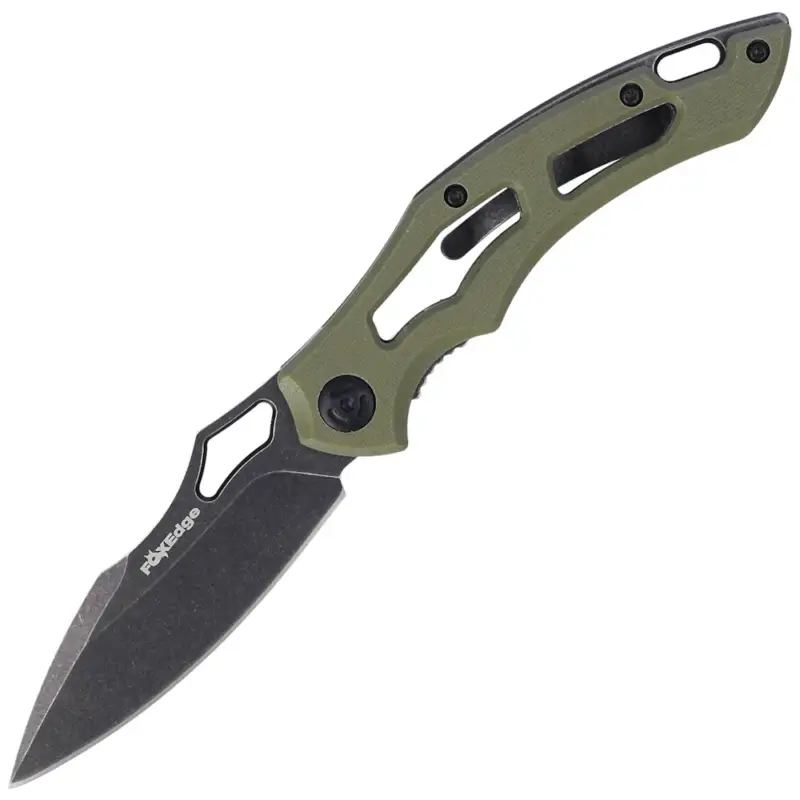 Tani Nóż składany FoxEdge Sparrow G10 OD Green Stone Washed PVD by Denis Simonutti (FE-033)