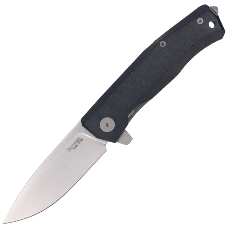 Super okazja Nóż składany LionSteel Myto Black Canvas / Satin Blade (MT01 CVB)