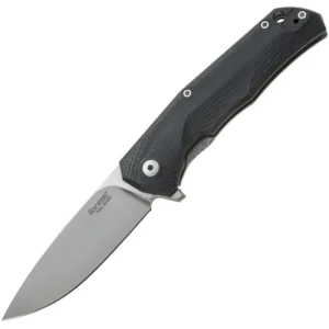 Nie przegap Nóż składany LionSteel T.R.E. G10 Black / Stone Washed Blade (TRE GBK)