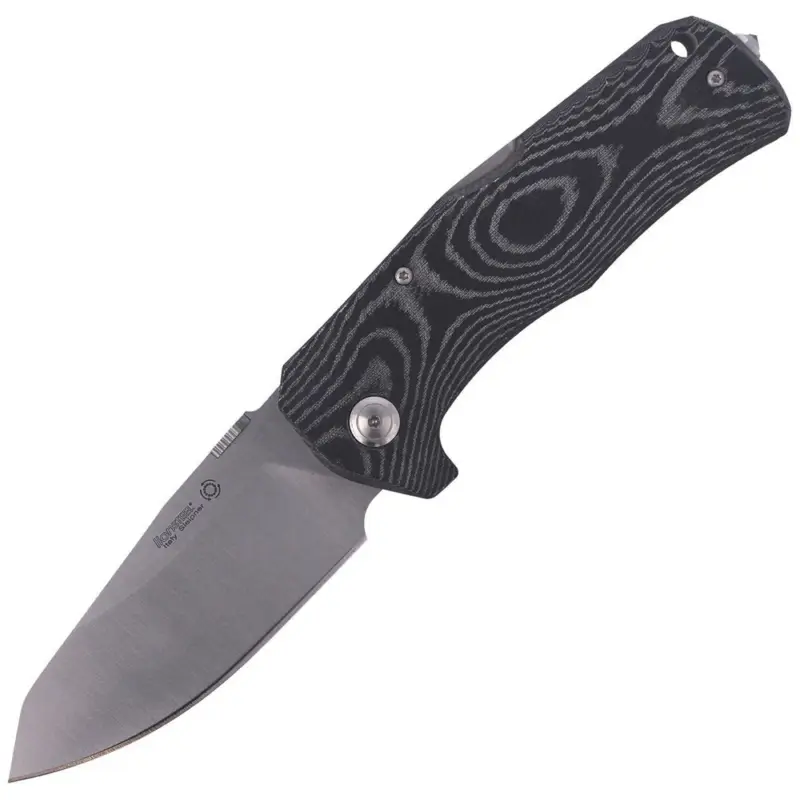 Dodaj do koszyka Nóż składany LionSteel TM1 Micarta Black / Satin Blade (TM1 MS)