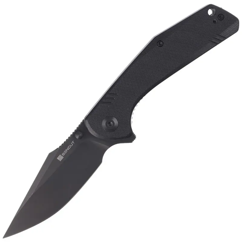 Do wyczerpania zapasów Nóż składany Sencut Actium Black G10, Black Stonewashed D2 (SA02C)