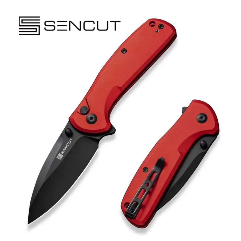 Zamów dziś Nóż składany Sencut ArcBlast Red Aluminium, Black 9Cr18MoV (S22043B-4)
