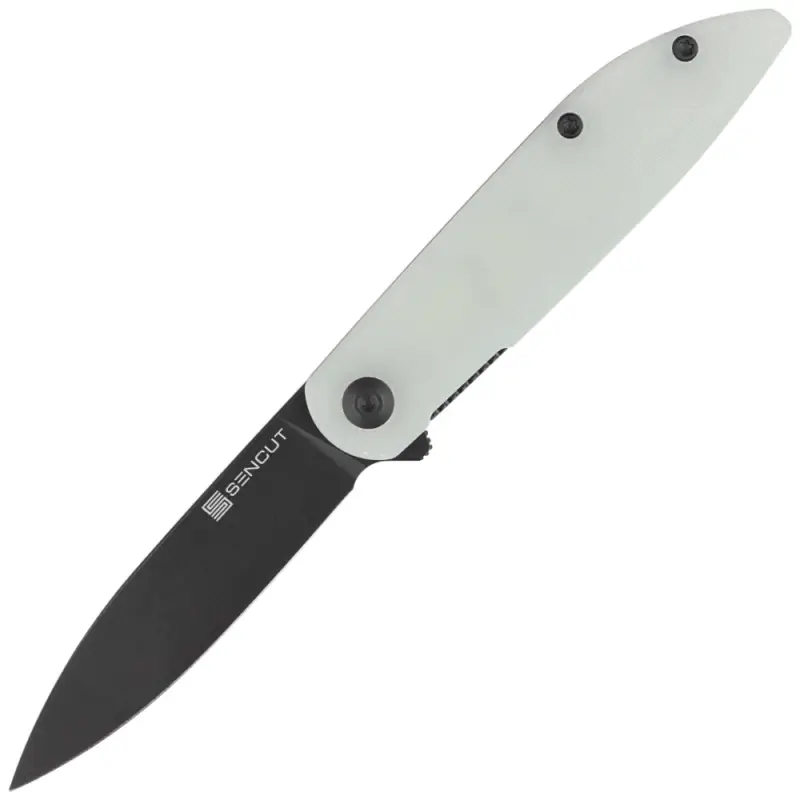 Nóż składany Sencut Bocll II Natural G10, Black Stonewashed D2 by Brad Zinker (S22019-2) Wyjątkowa oferta