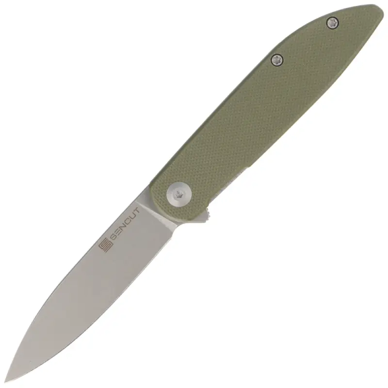 Nóż składany Sencut Bocll II OD Green G10, Gray Stonewashed D2 by Brad Zinker (S22019-4) Taniej