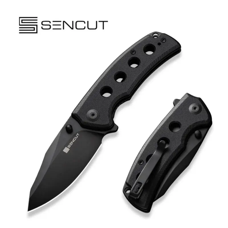 Nóż składany Sencut Excalis Black G10, Black 9Cr18MoV (S23068-1) Okazja