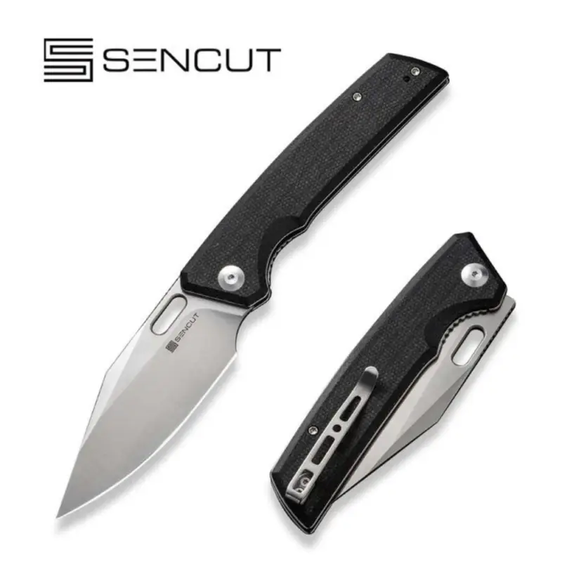 Kup teraz Nóż składany Sencut GlideStrike Black Canvas Micarta, Satin 9Cr18MoV (S23018-4)