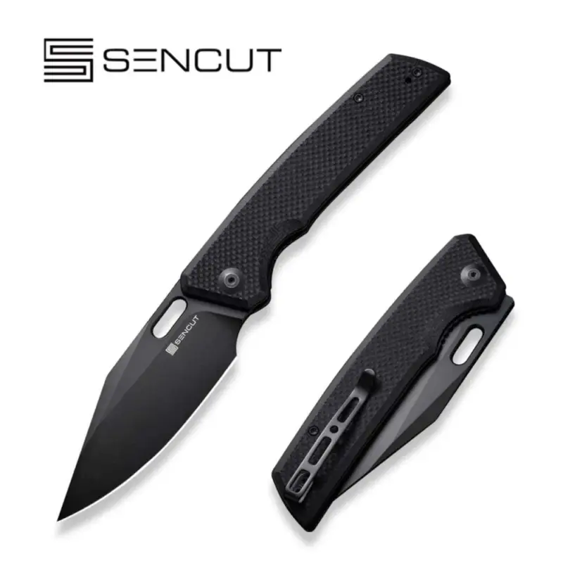 Hit sprzedaży Nóż składany Sencut GlideStrike Black G10, Black 9Cr18MoV (S23018-1)