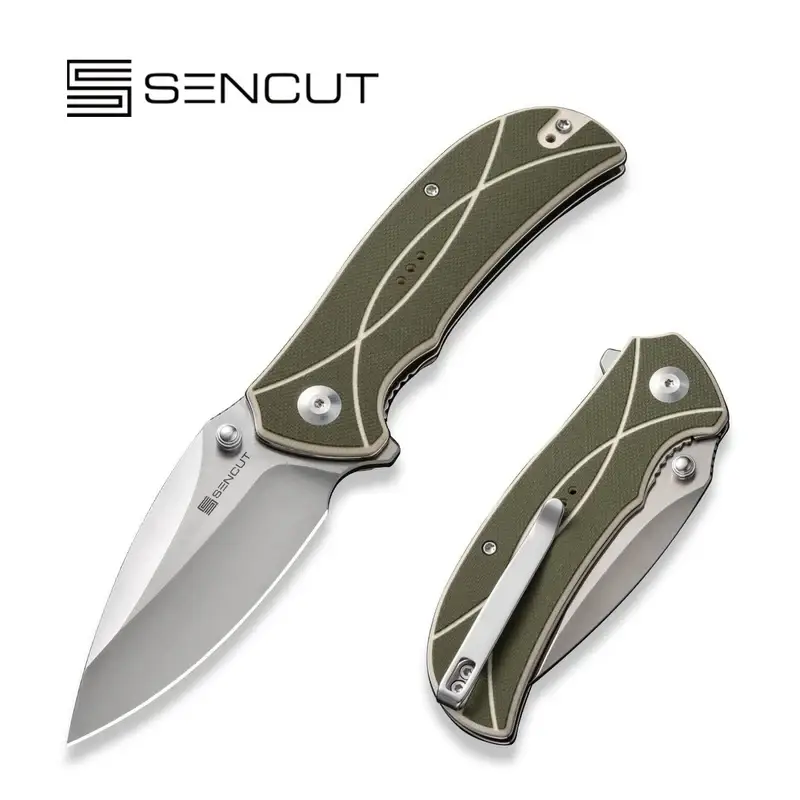 Najlepsza cena Nóż składany Sencut Hyrax Green/Ivory G10, Satin 9Cr18MoV (S23097-2)