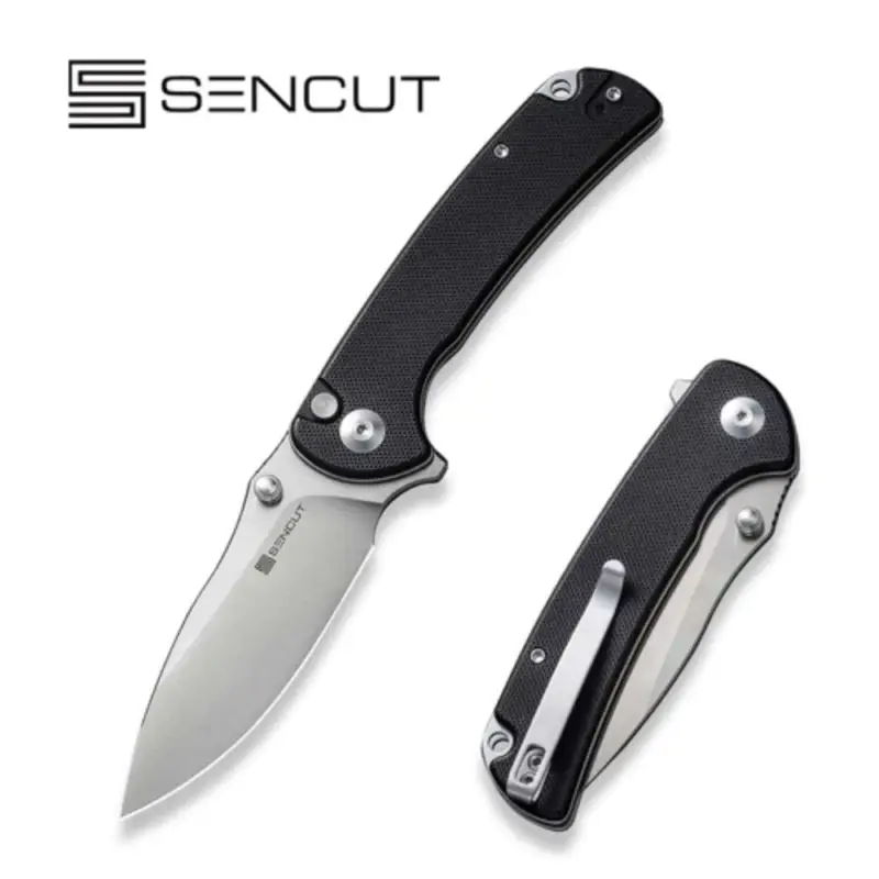 Ekspresowa dostawa Nóż składany Sencut Pulsewave Black G10, Satin 9Cr18MoV (S23032-1)