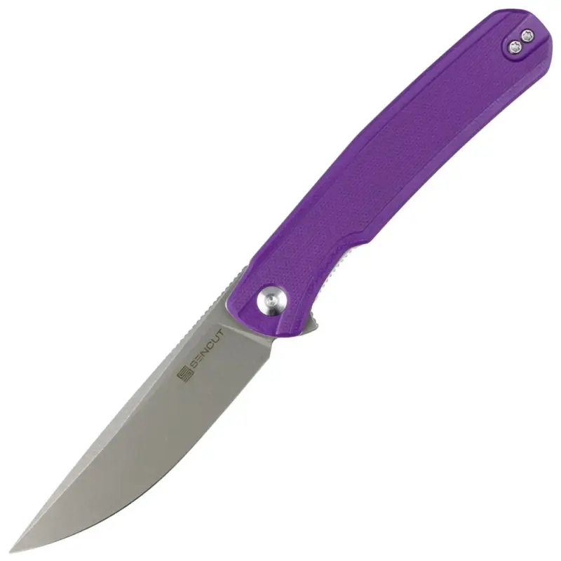 Promocja Nóż składany Sencut Scitus Purple G10, Gray Stonewashed D2 by Ostap Hel (S21042-2)