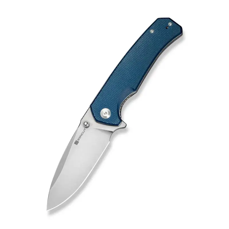 Nóż składany Sencut Skarnax Blue Canvas Micarta, Satin 9Cr18MoV (S24025-3) Nowość
