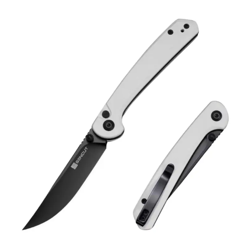Nowy Nóż składany Skelfin Slybolt White G10, Black 9Cr18MoV (S25007-1)