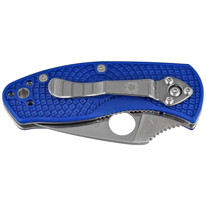 Nóż składany Spyderco Ambitious Lightweight Blue FRN, Satin Plain CPM S35VN (C148PBL) Wybór klientów