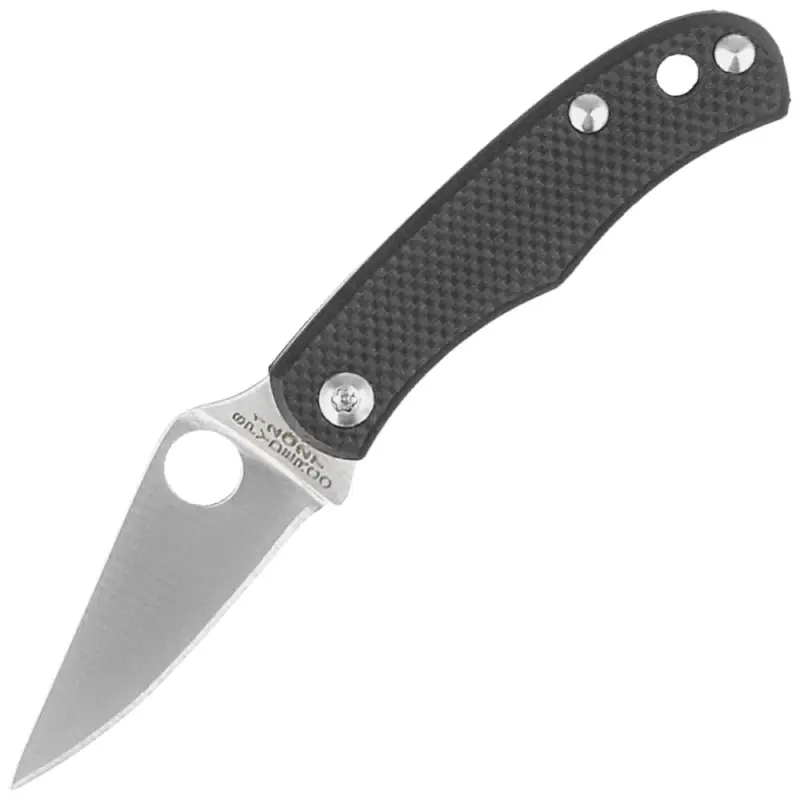 Wybór klientów Nóż składany Spyderco Bug Black G10, Satin 12C27 (C133GBKP)