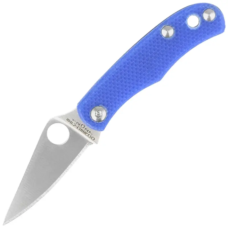 Zamów teraz Nóż składany Spyderco Bug Blue G10, Satin 12C27 (C133GBLP)