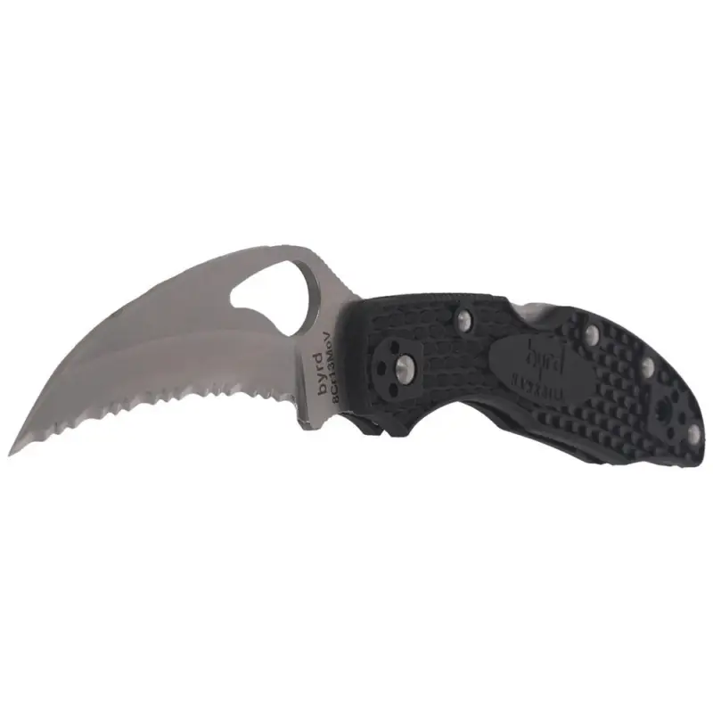 Nóż składany Spyderco Byrd Hawkbill FRN Black Spyder (BY22SBK) Ograniczona ilość