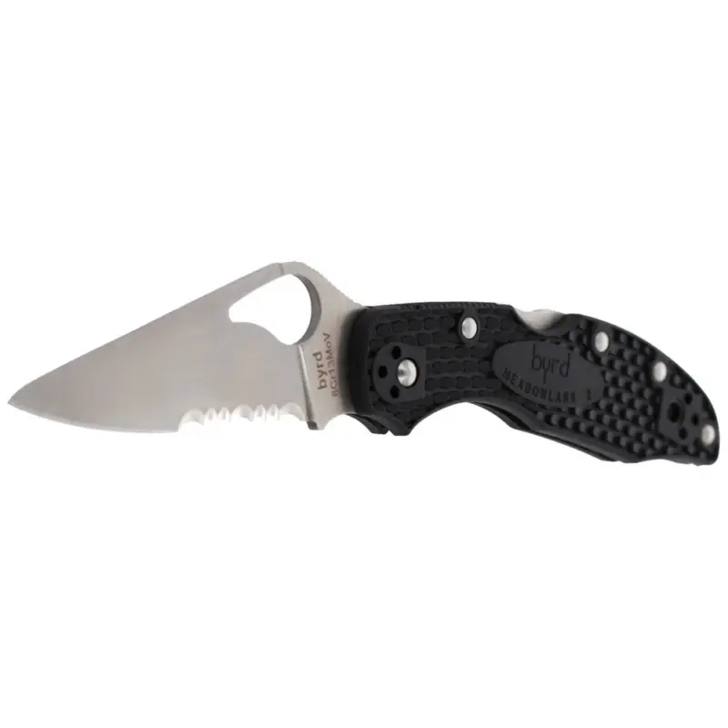 Nóż składany Spyderco Byrd Meadowlark 2 FRN Black Combination (BY04PSBK2) Tylko do końca tygodnia