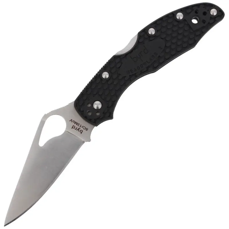 Nóż składany Spyderco Byrd Meadowlark 2 FRN Black Plain (BY04PBK2) Wysoka jakość