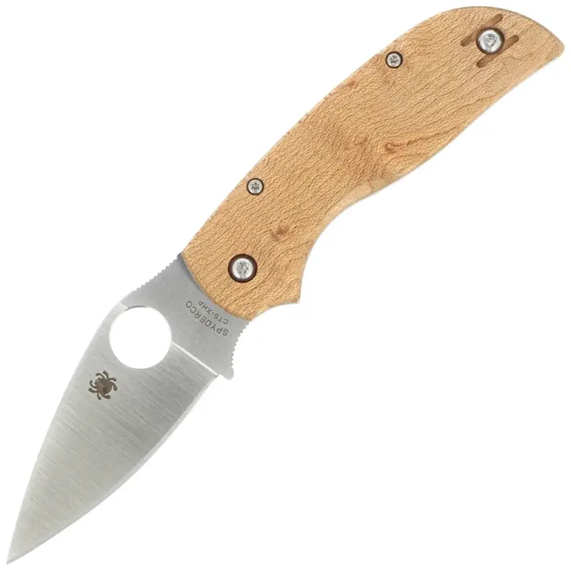Nóż składany Spyderco Chaparral Maple Wood, Satin CTS XHP (C152NLWDP) Premium