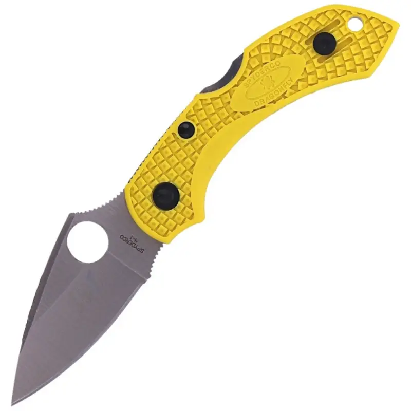 Nóż składany Spyderco DragonFly 2 Salt FRN Yellow Plain (C28PYL2) Hit cenowy