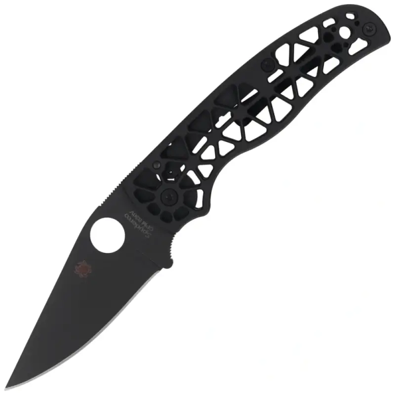 Zamów dziś Nóż składany Spyderco Edgerati Black Aluminium, Black CPM S30V by Sal Glesser (C266BKALBKP)