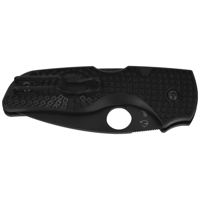 Zamów dziś Nóż składany Spyderco Lil' Native Lightweight Black FRN, Black DLC CTS BD1N by Eric Glesser (C230PBBK)