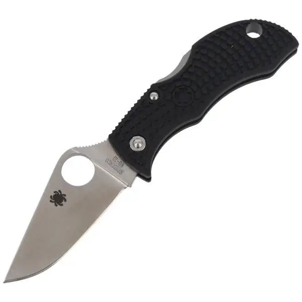 Nóż składany Spyderco Manbug Lightweight Black Plain - MBKP Szybka wysyłka