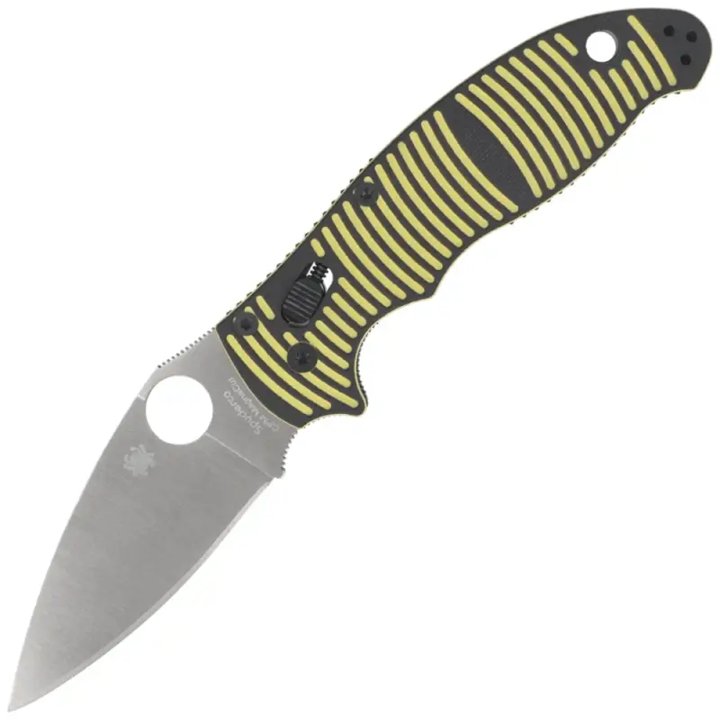 Do wyczerpania zapasów Nóż składany Spyderco Manix 2 AYellow / Black G10, Satin MagnaCut by Eric Glesser (C101GBKYLMCP2)