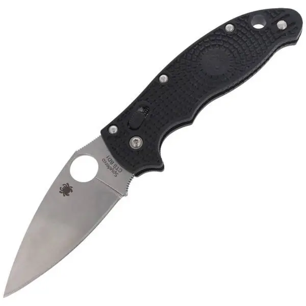 Nie przegap Nóż składany Spyderco Manix 2 Black Lightweight Plain - C101PBK2